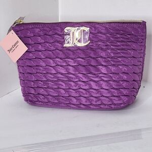 Juicy CoutureWomen's Purple Quilted Travel Cosmetic Bag